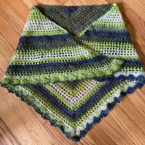 New angora shawl wrap 54"